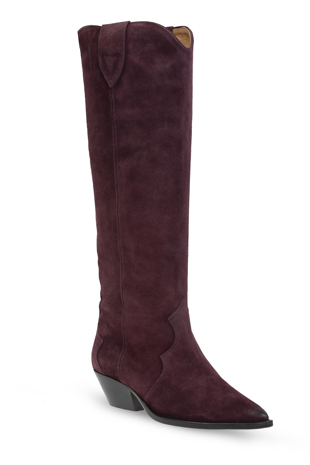 isabel marant burgundy boots