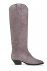 Isabel Marant PURPLE 'Denvee’ heeled knee-high boots