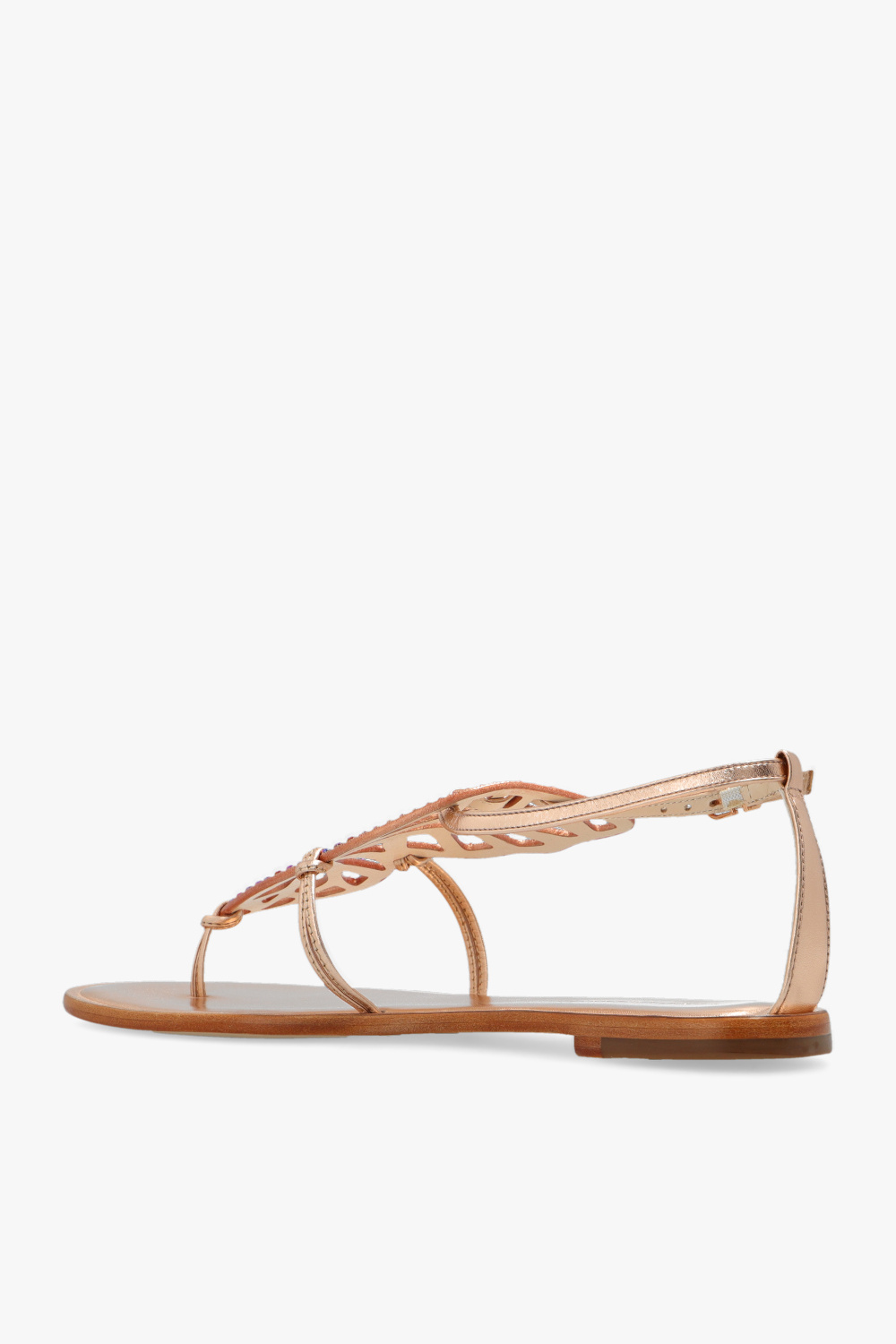 Sophia Webster ‘Butterfly’ heeled curry sandals