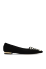 Sophia Webster BLACK ‘Butterfly’ suede ballet flats