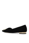 Sophia Webster BLACK ‘Butterfly’ suede ballet flats