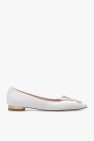 Sophia Webster WHITE ‘Butterfly’ leather ballet flats