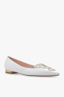 Sophia Webster WHITE ‘Butterfly’ leather ballet flats