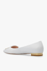 Sophia Webster WHITE ‘Butterfly’ leather ballet flats