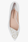 Sophia Webster WHITE ‘Butterfly’ leather ballet flats