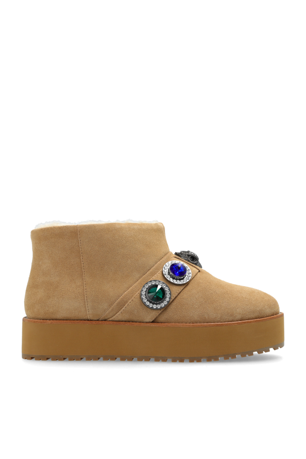 Kurt Geiger Suede Platform Snow Boots