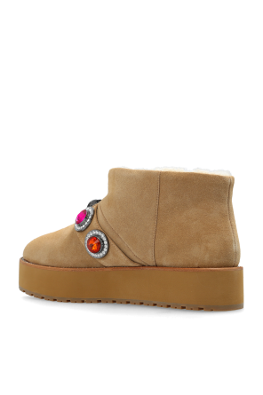 Kurt Geiger Suede Platform Snow Boots