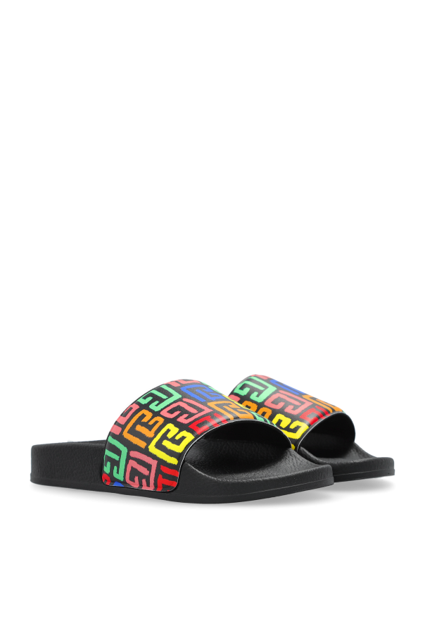 Balmain Kids Slides with monogram