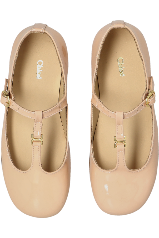 Chloé Kids Skórzane baleriny