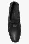 Coach BLACK ‘C Coin’ moccasins