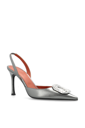 Amina Muaddi Absatzschuhe ‚Camelia‘
