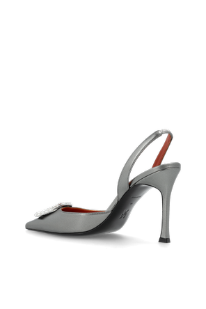 Amina Muaddi Absatzschuhe ‚Camelia‘