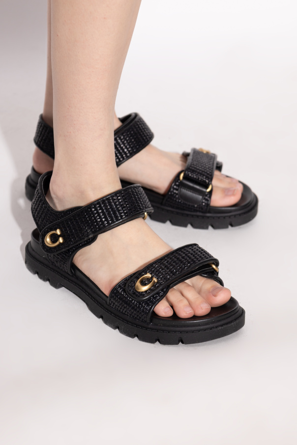 Coach Sandalias con logo