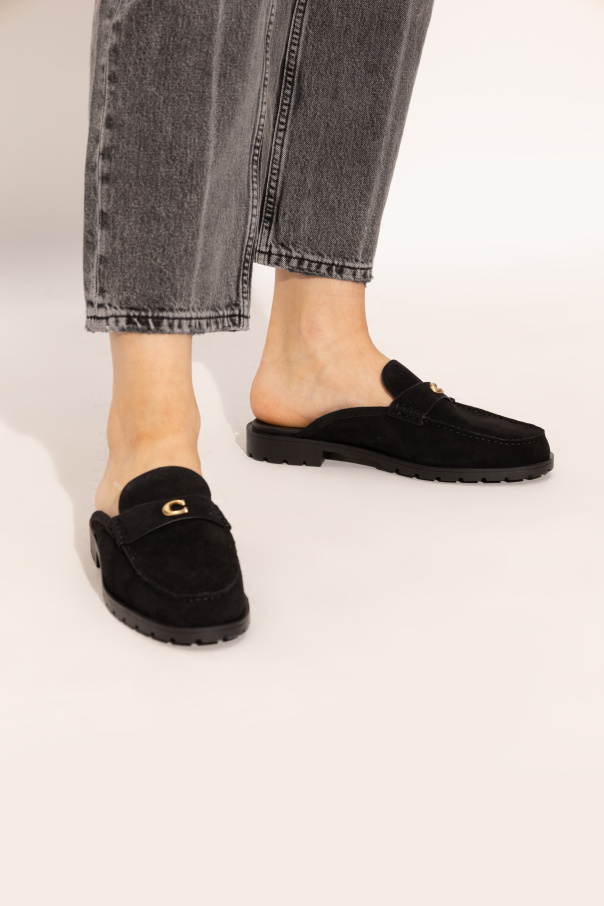 Coach Chanclas con logo