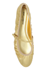 Dolce & Gabbana GOLD Leather Ballerinas