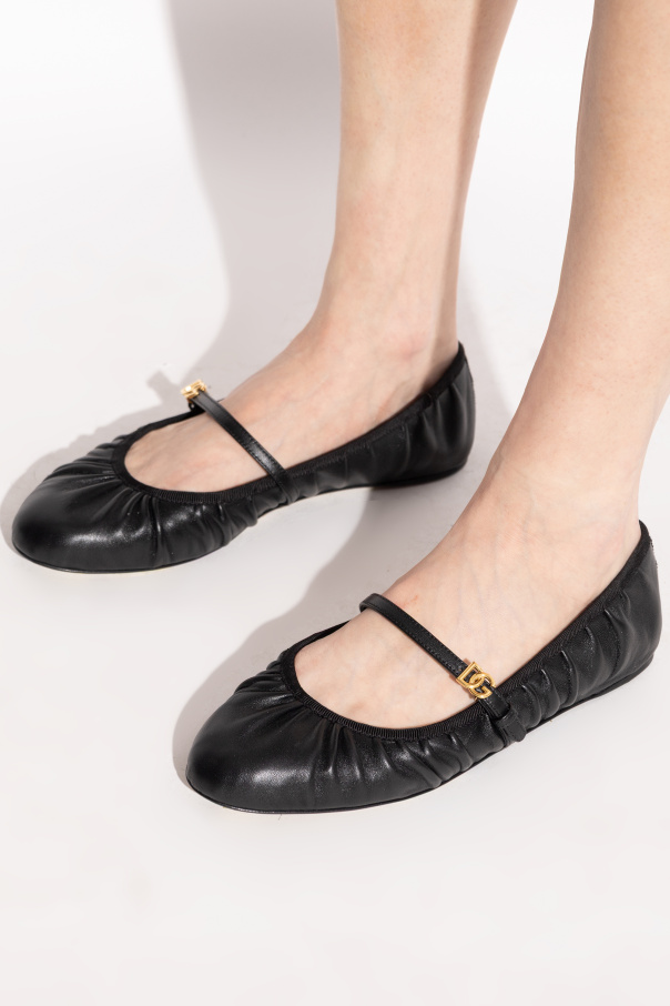 Dolce & Gabbana Bailarinas de cuero