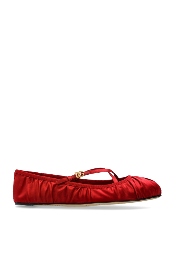 Satin Ballet Flats od Dolce & Gabbana