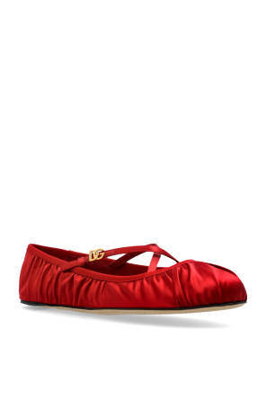 Dolce & Gabbana Satin Ballet Flats