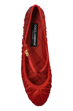 Dolce & Gabbana Satin Ballet Flats