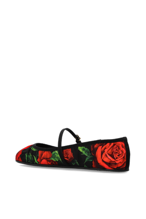 Dolce & Gabbana Baleríny s kvetinovým motívom
