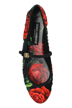 Dolce & Gabbana Baleríny s kvetinovým motívom