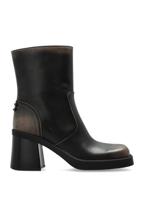 Heeled ankle boots `Scuplt`