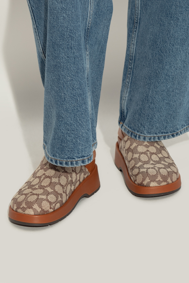 Coach "Sclpt" shoes on platform