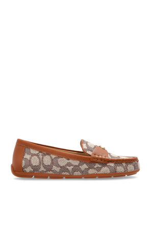 Loafers with monogram