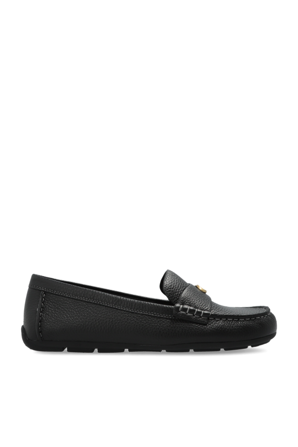 Leather loafers with logo, zdjęcie 1 Leather loafers with logo od Coach