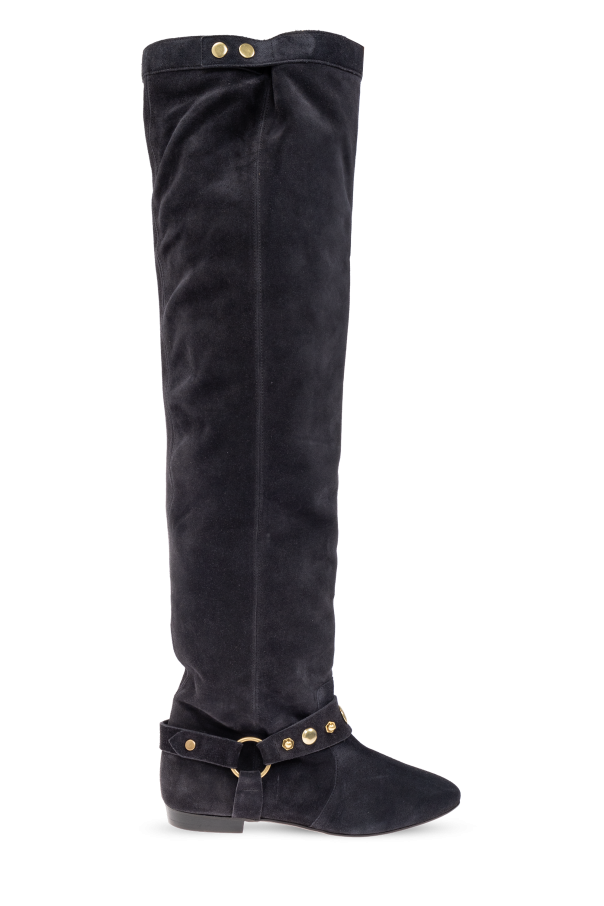 Suede knee-high boots "Selize" od Isabel Marant