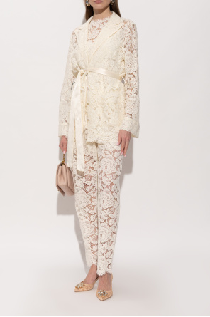 Dolce & Gabbana Zapatos de tacón de encaje