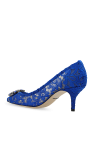 Dolce & Gabbana BLUE ‘Bellucci’ lace stiletto pumps