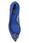 Dolce & Gabbana BLUE ‘Bellucci’ lace stiletto pumps