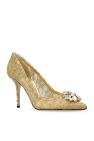 Dolce & Gabbana GOLD Lace stiletto pumps