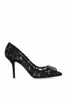 Dolce & Gabbana embroidered Vally ankle strap pumps