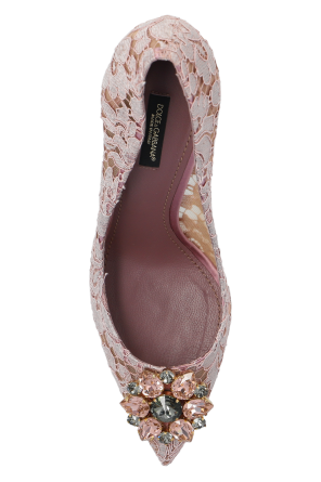 Dolce & Gabbana Kids кроссовки на массивной подошве Lace stiletto pumps
