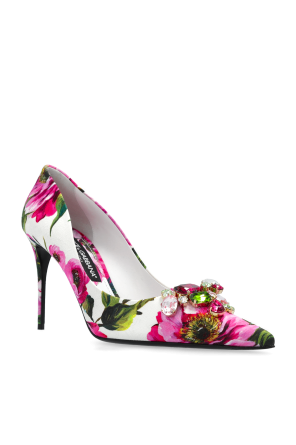 Dolce & Gabbana Floral motif heels