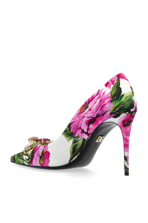 Dolce & Gabbana Floral motif heels