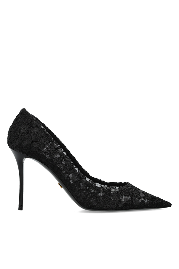 Lace high-heeled shoes od Dolce & Gabbana