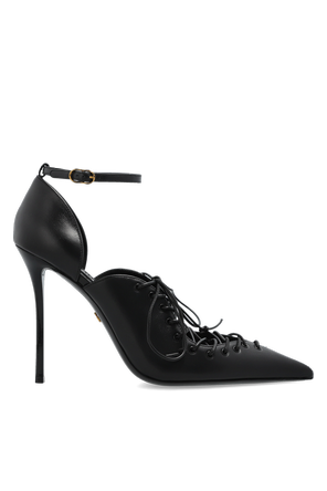 Lederne Pumps mit Absatz
