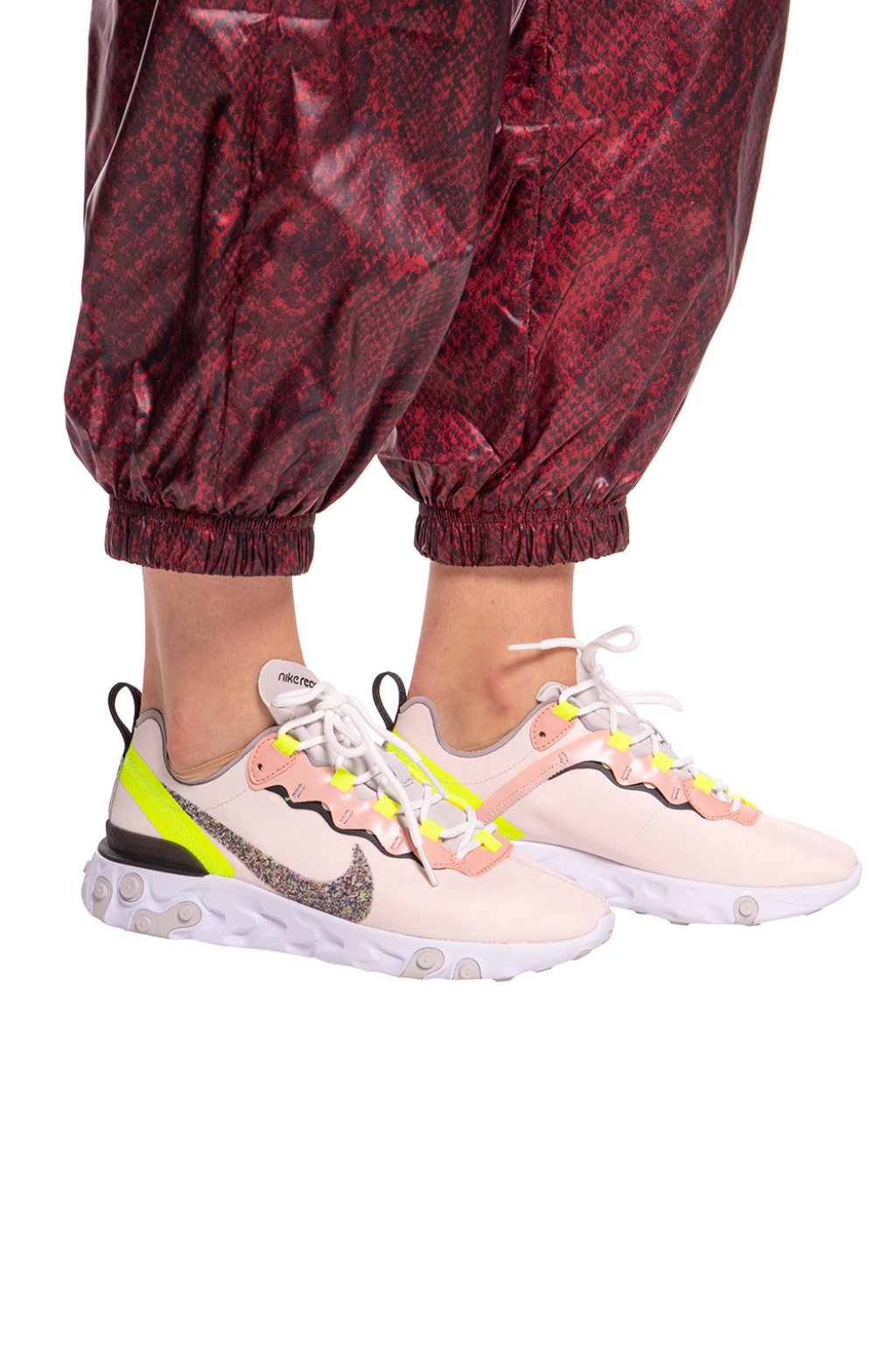 Pink 'React Element 55 PRM' sneakers 
