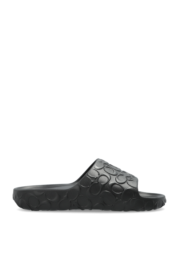 Coach Rubber flip-flops with logo