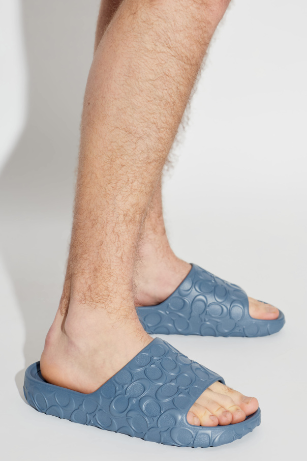 Coach Rubber flip-flops with logo