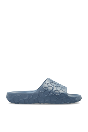 Gumowe klapki z logo od Coach