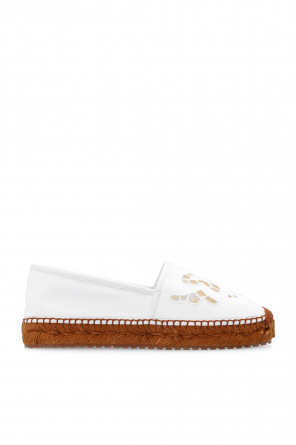dolce gabbana bianca embellished slip on sandals