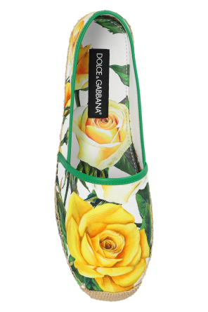Dolce & Gabbana Espadryle z motywem kwiatowym