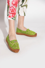 Dolce & Gabbana GREEN Lace espadrilles
