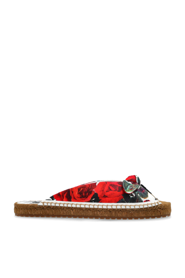 Floral motif slides, zdjęcie 1 Floral motif slides od Dolce & Gabbana