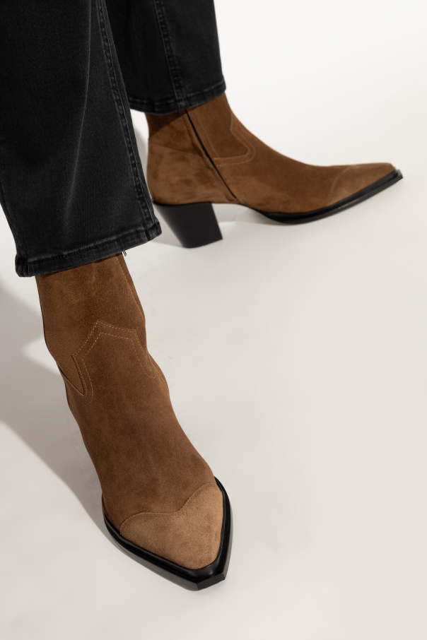 Jimmy Choo Suede heeled ankle boots Cece AB