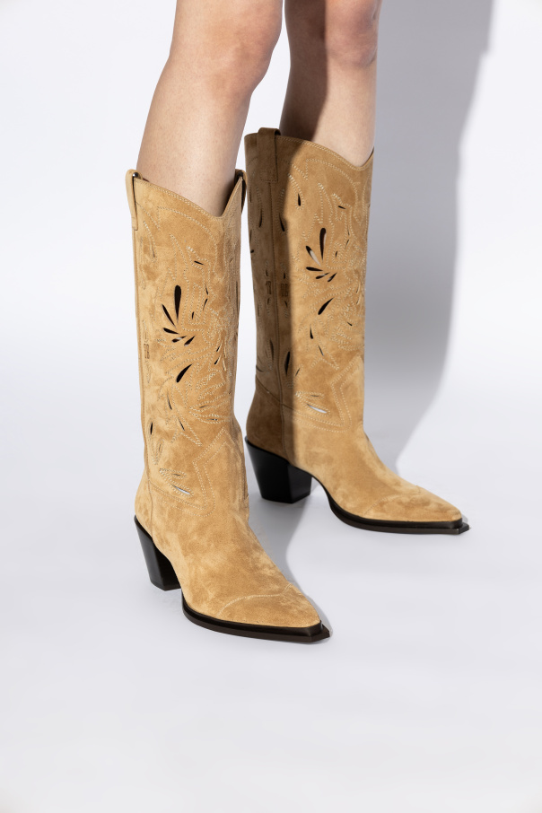 Jimmy Choo Heeled Cowboy Boots 'Cece'
